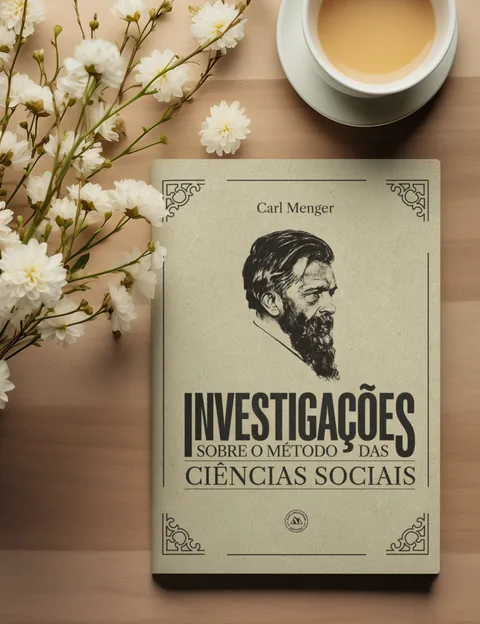 Capa de Investigações sobre o Método das Ciências Sociais